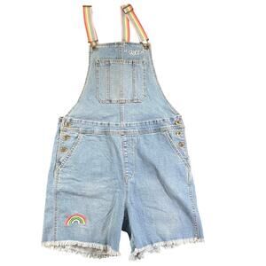 Target Pride Short-alls Gender-Neutral Rainbow Embroidered Size M
